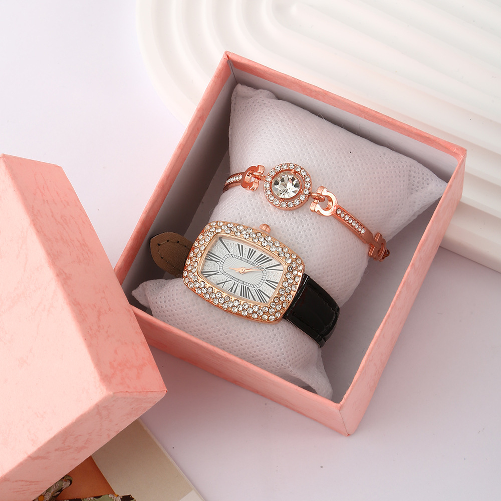 Boîte à bracelet de montre noire