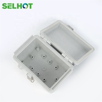 Scatola di Giunzione Impermeabile IP66 SELHOT a Prezzo di Fabbrica, Protezione UV, Contenitore Elettronico in Plastica Sigillato ABS+PC per Bassa Tensione