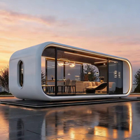 Maison conteneur familiale de qualité supérieure, maison préfabriquée très vendue, capsule spatiale démontable ou assemblée