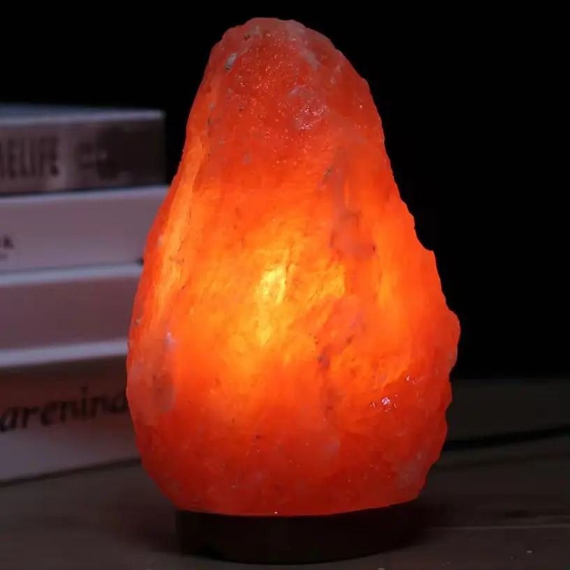 Himalayan Pure Natural salt lamp Form Household Decorative Crystal Salt Lamp office decoration Exquisite Night Lamp