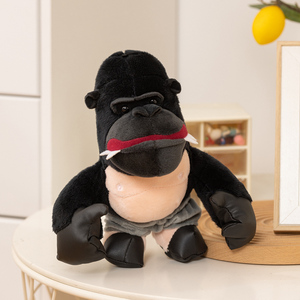 Vente en gros usine : Peluches babouin noir pour machines à griffes, adaptées aux enfants - Product Image 3