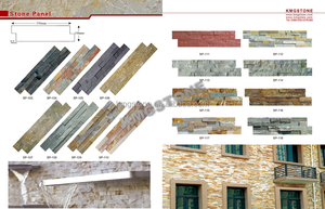 Piastrelle per Rivestimento Esterno dal Design Moderno e Durevole, Pietra <span class=keywords><strong>Naturale</strong></span> a Strisce, Finitura Superficiale Spaccata su Misura per Uso Esterno, <span class=keywords><strong>Antiacido</strong></span> - Product Image 6