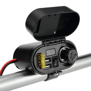 Ổ Cắm Điện Thời Tiết Usb Bền Cho Xe Máy Mới + Công Tắc - Product Image 1