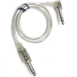 Индивидуальный 3 м прозрачный 6,35 мм разъем для 6,35 мм аудио кабель для стерео гитарного микшера - Product Image 2