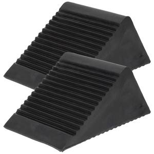 Butée de roue de voiture Pente de stationnement engrenage antidérapant Butée de roue en caoutchouc Accessoires de pneus Réparation de voiture Coussinet d'alignement de roue RV - Product Image 1