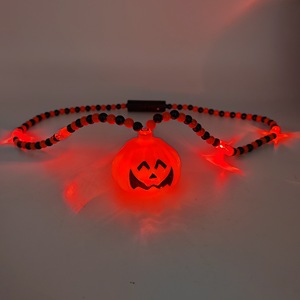 Blinking Halloween Necklace: <strong>Pumpkin</strong> &amp; <strong>Ghost</strong> - Product Image 5