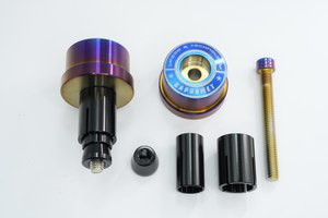 สําหรับ Baphomet สแตนเลสล็อคบนแฮนด์จับปลายฝาจับบาร์ปลายสําหรับรถจักรยานยนต์ YAMAHA - Product Image 2