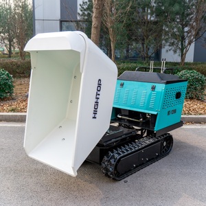 Mini-dumper chenillé économique avec pompe PLC pour le transport de fruits en verger, capacité de charge de 1200 kg, alimenté à l'essence - Product Image 6