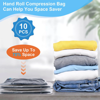 Ensemble de sacs de compression sous vide G-Factory Direct, grands et petits, pour vêtements d'adultes et d'enfants, rangement domestique, gain de place, anti-moisissure