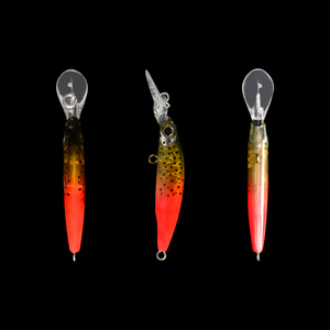 Micro-minnow coulant Premium 40mm 1.8g en ABS, Wobbler Jerkbait 8 #   Hameçon pour appâts durs, pour la pêche au bar en eau douce et en eau salée - Product Image 6