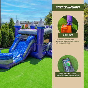 Castillo Inflable Comercial <span class=keywords><strong>de</strong></span> PVC, Tobogán Acuático Inflable para Adultos y Niños, Fácil <span class=keywords><strong>de</strong></span> Instalar, Tamaño Personalizado - Product Image 4
