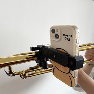 Nuovo Supporto Girevole a 360° per Strumenti Musicali, Stand per Tromba con Supporto per <span class=keywords><strong>Cellulare</strong></span> - Product Image 4