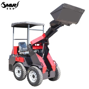 CE EPA Diesel Mini Skid Steer Loader Ruedas de jardín para el hogar Envío gratis Cargador frontal Motor Bomba de cojinete de motor Cumple con el núcleo - Product Image 1