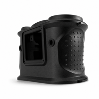 Boîtier d'instrument optique en aluminium moulé sous pression OEM, boîtier de jumelles, finition noire mate, pièce de coque de précision personnalisée