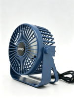 Mini ventilateur de bureau, alimentation par câble USB, ventilateur de bureau à 3 niveaux de vitesse, angles réglables