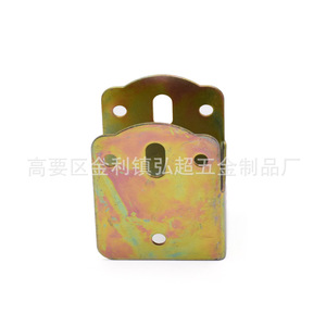 Support de lit en U Hirotaka 60x46x38mm en fer plaqué, connecteur de support de meuble durable - Product Image 4