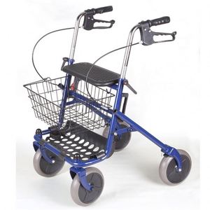 Silla de caminar asistida <span class=keywords><strong>para</strong></span> ancianos y discapacitados Andador de acero y andador Estabilidad <span class=keywords><strong>para</strong></span> movilidad limitada <span class=keywords><strong>para</strong></span> personas de compras - Product Image 5