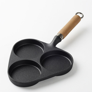 <span class=keywords><strong>Moule</strong></span> à pâtisserie triangulaire noir en gros, 3 trous, <span class=keywords><strong>mini</strong></span>-crêpière, <span class=keywords><strong>moule</strong></span> à gâteau en fonte antiadhésif, <span class=keywords><strong>moule</strong></span> à gaufres, cuisson, omelette, poêle à frire les œufs - Product Image 1