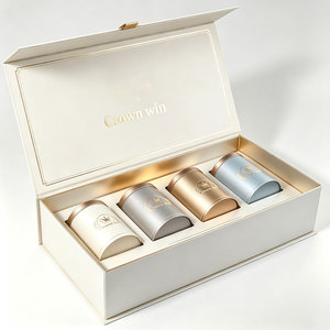 Recyclable Elegant Tea Rigid Cardboard Packaging <b>Coffee</b> Tea Set <b>Gift</b> Paper <b>Box</b> Luxury Magnetic Packaging <b>Box</b> With Eva Insert - Product Image 2