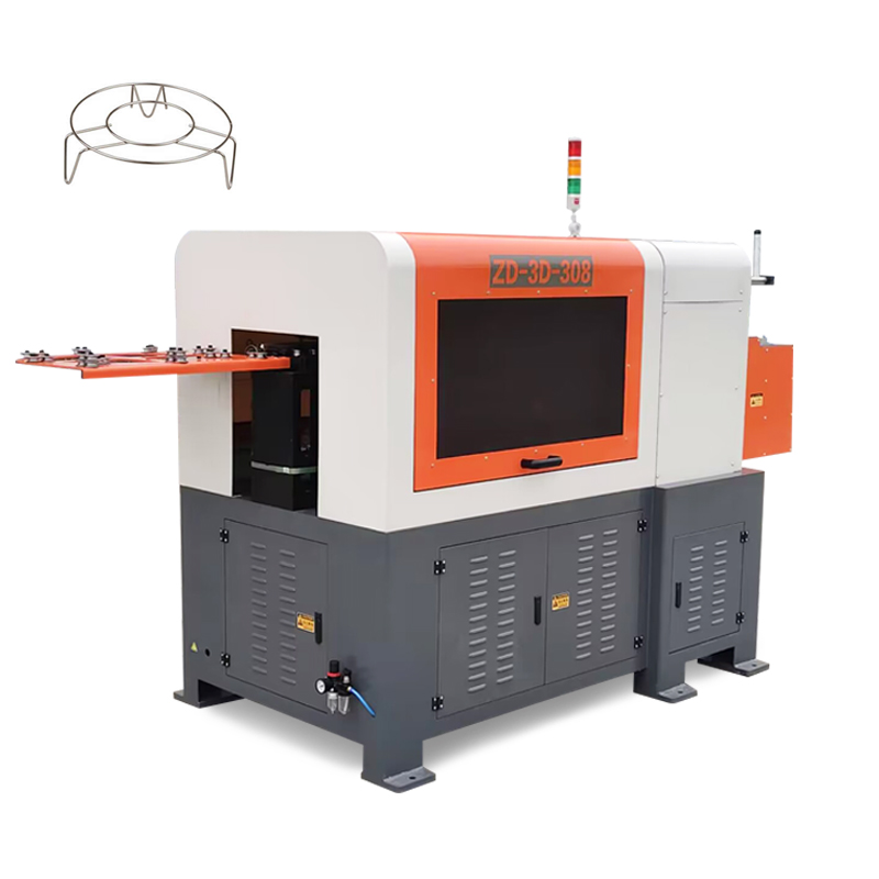 実際の工場ZX-3D-308モデル多機能自動3Dスチールワイヤー成形機CNC