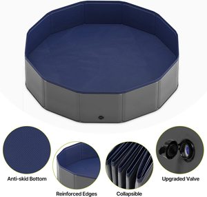 Nibao-<span class=keywords><strong>Piscina</strong></span> plegable antideslizante para mascotas, bañera de plástico <span class=keywords><strong>duro</strong></span> para perros - Product Image 3