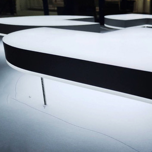 <span class=keywords><strong>Mini</strong></span> LED chiếu sáng neon ánh sáng màu xanh Black & White dấu hiệu với thép không gỉ & nhựa PVC chữ cho quảng cáo trang trí - Product Image 5