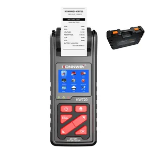 Konnwei indicador de bateria de lítio, 6v 12v 24v indicador de bateria de lítio chumbo ácido led digital monitor de capacidade da bateria testador de bateria