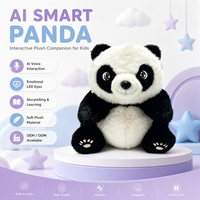 Jouet en peluche interactif intelligent AI GPT Emotion Eyes, compagnon parlant pour enfants, répétiteur vocal, gyroscope, rechargeable Type-C, cadeau