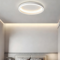 Ensemble de luminaires de plafond LED en fer de style minimaliste italien pour chambre à coucher, nouveau style 2025, moderne et élégant pour toute la maison