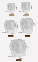 Meilleures ventes : Conteneur de rangement transparent en PET avec base, incassable, organisateur domestique