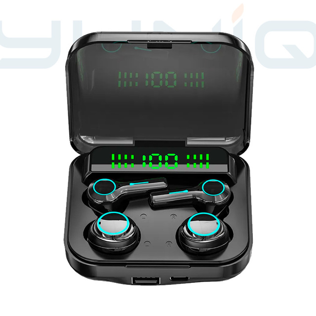 Yuniq M21 TWS Wireless Earbuds for 5.2 Gaming Mode IPX7 Waterproof Low Latency LED Battery Indicator