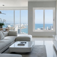 Ventanas Corredizas de Aluminio con Doble Acristalamiento y Diseño Resistente a Impactos para Proyectos de Construcción Residencial y Comercial
