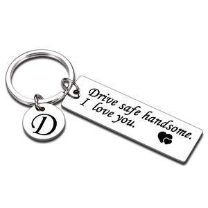 26 Letters Keychain Stainless Steel Drive Safe Keychain <strong>for</strong> <strong>Boyfriend</strong> Couple Husband Dad Birthday <strong>Valentines</strong> <strong>Day</strong> <strong>Gifts</strong> - Product Image 2