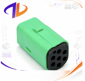 917318-4 2822343-1 7 Pin Mini Multilock Automotive <b>Plug</b> Housing Green Replacement - Product Image 2