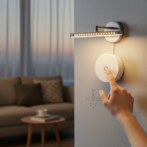 Relpower Dimmer Led <b>Remote</b> Control 2.4G 1 Channel Single Color 1 Zone White Round with Magnet Wireless - Product Image 3