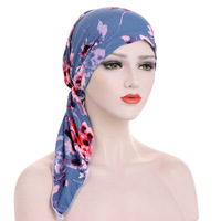 Turban en satin de polyester pour femmes musulmanes, très demandé – Respirant, couleur personnalisable, style européen et américain, toutes tailles
