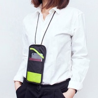 Cartera de Viaje con Diseño Moderno, Bolsa de Viaje RFID de Poliéster de Alta Calidad para Hombre y Mujer, Organizador de Bolsa de Viaje Colgante