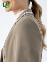 Veste d'équitation pour femmes, coupe-vent, tissu extensible avec ventilation, pour le saut d'obstacles et l'entraînement