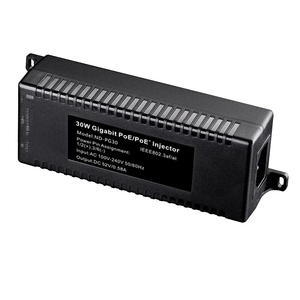 가격 수동 48V IEEE802.33af/at 10/100/1000Mbps 30W 기가비트 <span class=keywords><strong>PoE</strong></span> 인젝터 어댑터 - Product Image 5