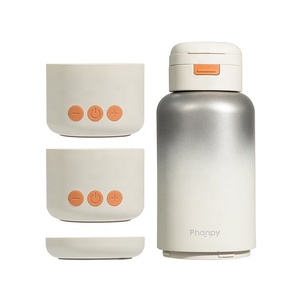 212 ℉ Tasse de camping auto-chauffante Mini tasse de voyage Calienta Biberones Portatil Bouteille chaude de 17oz avec <span class=keywords><strong>chauffe</strong></span>-eau - Product Image 2