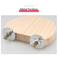 Plateforme de jeu pour perruche, accessoire de cage à oiseaux, rampe fixe en bois, plateforme de saut pour oiseaux et hamsters Wl365