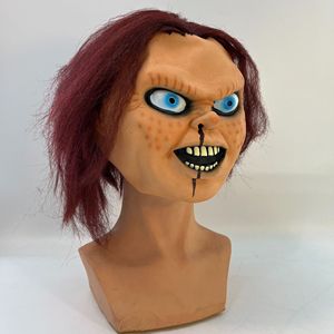 Venta al por mayor máscara <span class=keywords><strong>de</strong></span> terror mascarada Cosplay fiesta Props miedo bebé <span class=keywords><strong>Chucky</strong></span> fantasma muñeca máscara espeluznante máscara <span class=keywords><strong>de</strong></span> Halloween - Product Image 4