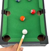 Mesa de Juego de Billar Mini con Luces LED para Interiores, Familia, Oficina y Juegos de Fiesta