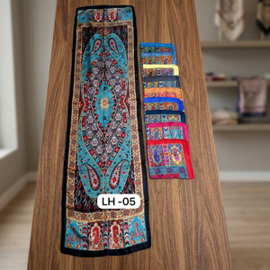 Ensemble de 10 foulards en soie pure pour femmes, imprimés floraux colorés, légers, séchage rapide, multi-usages pour toutes les saisons - Product Image 2