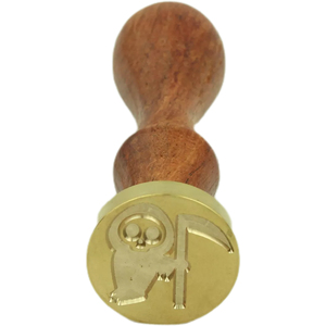 Mühür mumu ing damga k şekli 1 adet mühür mumu pullar retro ağaç desen mutlu doğum günü arı için balmumu damgalama - Product Image 2