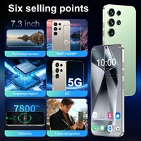 Smartphone S26 Ultra 5G Deca Core, 16GB+1TB, Pantalla de 7.3" y 144Hz, Carga Rápida de 100W, Doble SIM, HD 108MP, LTE, Android 14, para Juegos