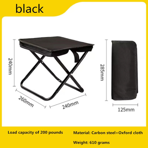 Portable Multifunctional <b>Garden</b> Chair Outdoor Picnic Camping Folding Chair ultra Light Travel <b>Stool</b> Exterior Use Metal - Product Image 6