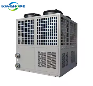 Bomba de Calor de Fuente de Aire con Carcasa Gris Resistente a la Intemperie, Compresor EVI, Funcionamiento a -25 °C, Apta para Patios Europeos - Product Image 3