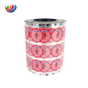 Logo personnalisé Qualité Alimentaire Yaourt Lait Pp Pet Pe Bouteille Conteneur Plateau Tasse <span class=keywords><strong>Film</strong></span> D'étanchéité Transparent Gelée Tasse <span class=keywords><strong>Film</strong></span> De Couvercle - Product Image 5