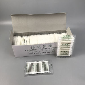 340 CS25-002 điện tử làm sạch bụi miễn phí dùng một lần huby dính đôi nhọn phòng sạch bông tăm bông - Product Image 1